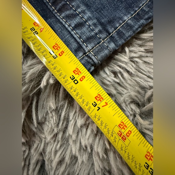 Harley-Davidson Women’s Flare Jeans Size 10 Embellished Snap Leg Moto Denim - Picture 7 of 14